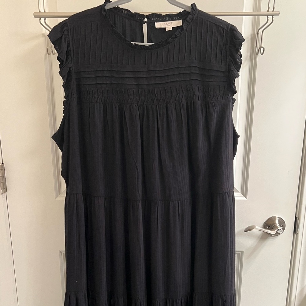 Loft Plus black dress